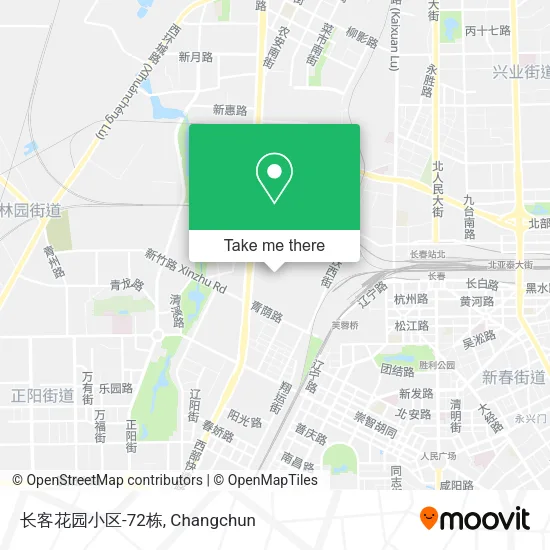 长客花园小区-72栋 map