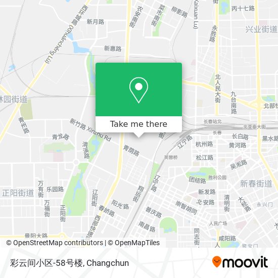 彩云间小区-58号楼 map