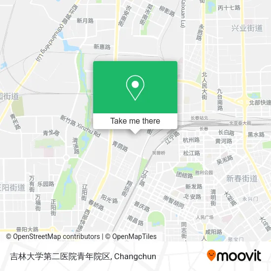 吉林大学第二医院青年院区 map