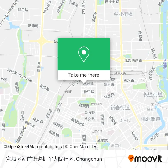 宽城区站前街道拥军大院社区 map