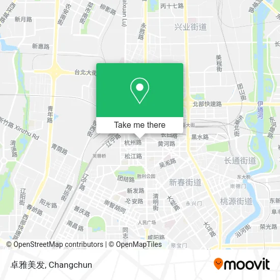 卓雅美发 map