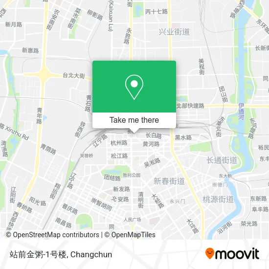 站前金粥-1号楼 map