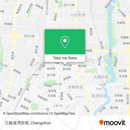 兰格港湾宾馆 map