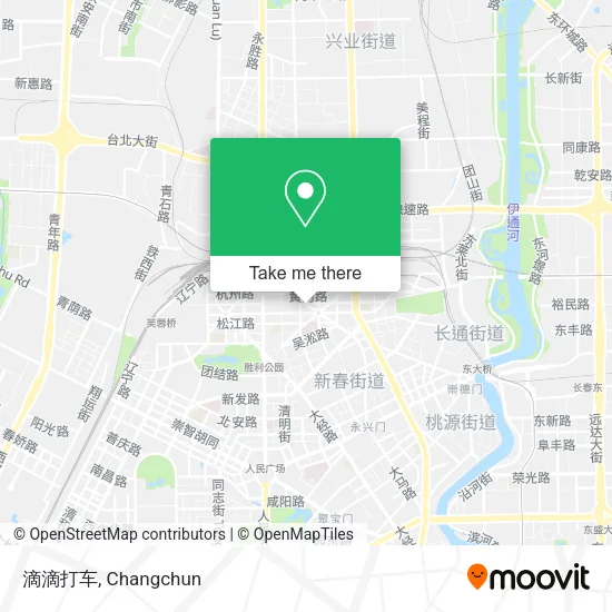 滴滴打车 map