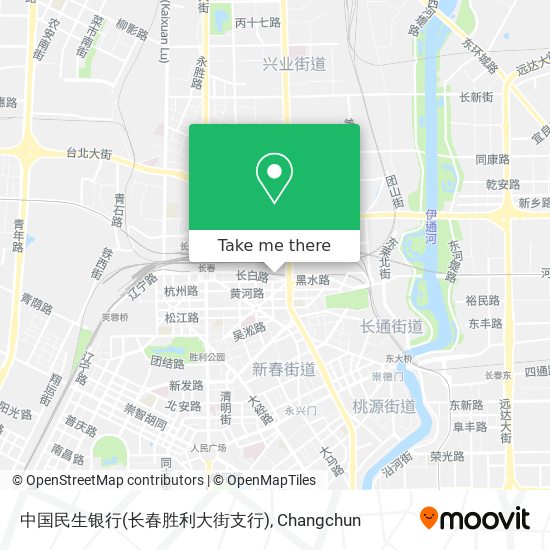中国民生银行(长春胜利大街支行) map