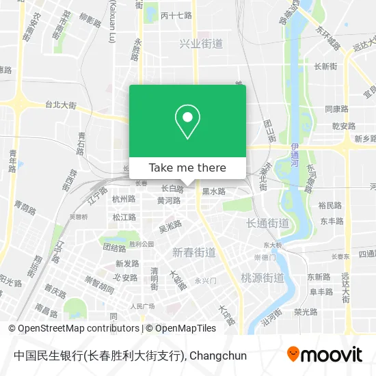 中国民生银行(长春胜利大街支行) map