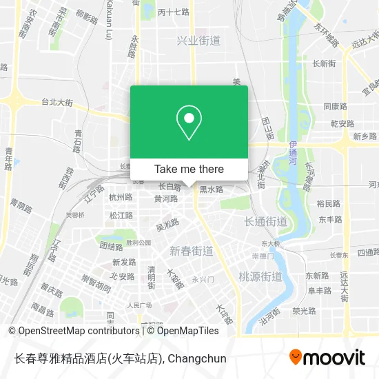 长春尊雅精品酒店(火车站店) map