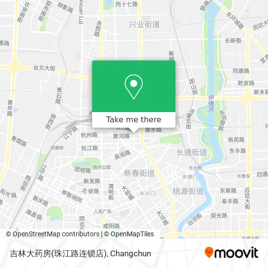 吉林大药房(珠江路连锁店) map