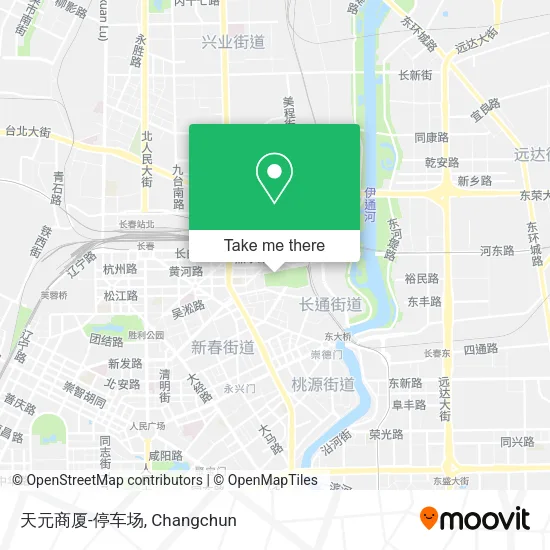天元商厦-停车场 map