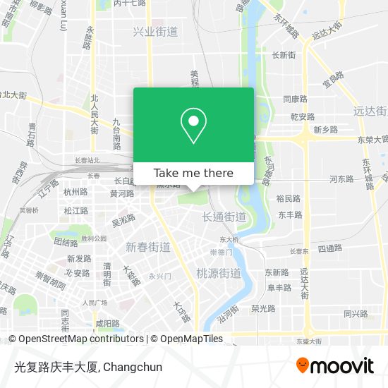 光复路庆丰大厦 map