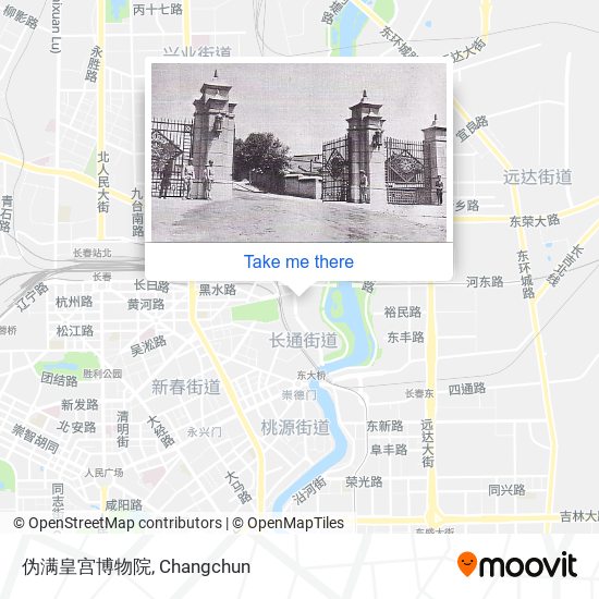 伪满皇宫博物院 map