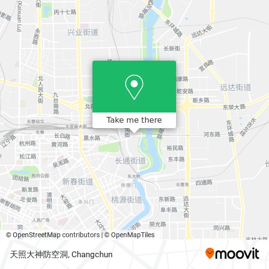 天照大神防空洞 map
