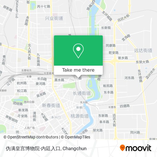 伪满皇宫博物院-内廷入口 map