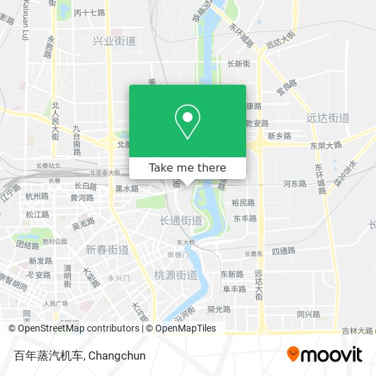 百年蒸汽机车 map
