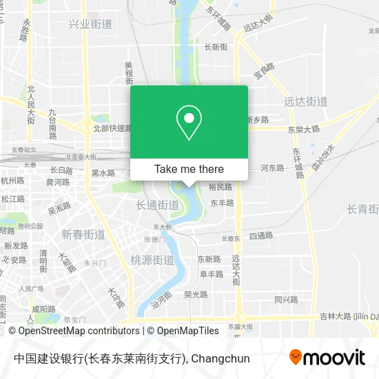 中国建设银行(长春东莱南街支行) map