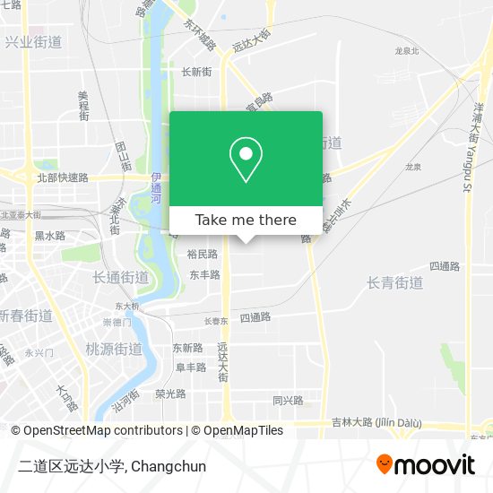 二道区远达小学 map