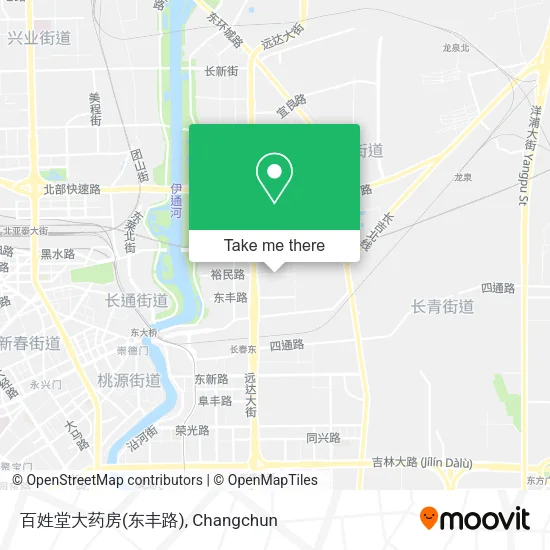 百姓堂大药房(东丰路) map