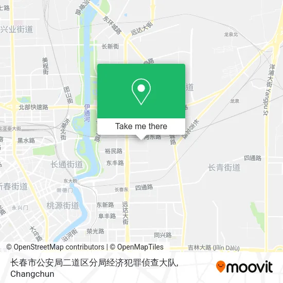 长春市公安局二道区分局经济犯罪侦查大队 map