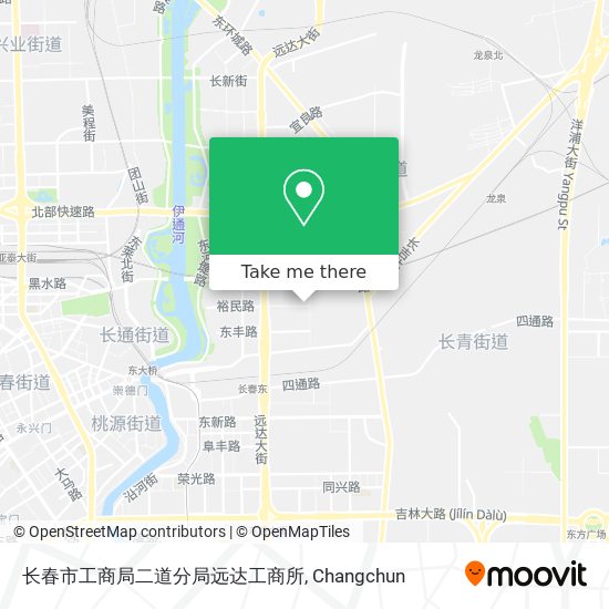 长春市工商局二道分局远达工商所 map