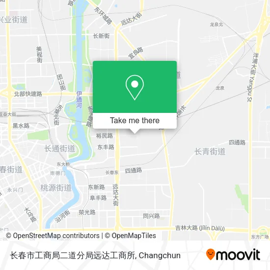 长春市工商局二道分局远达工商所 map