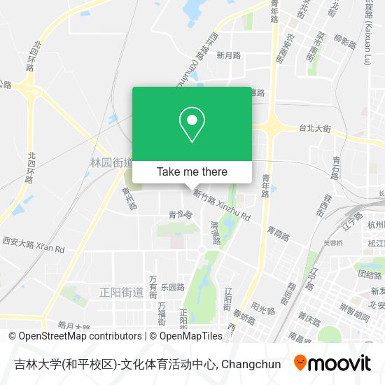 吉林大学(和平校区)-文化体育活动中心 map