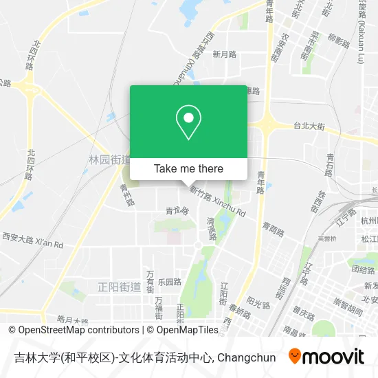 吉林大学(和平校区)-文化体育活动中心 map