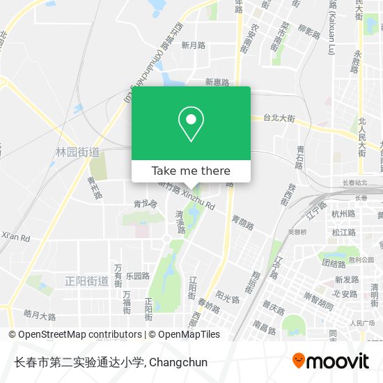 长春市第二实验通达小学 map