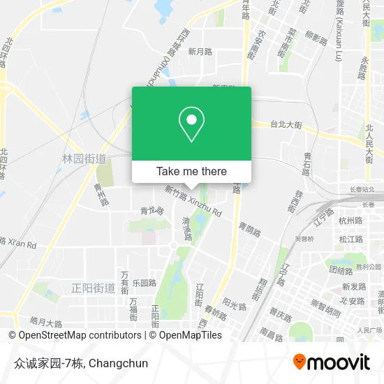 众诚家园-7栋 map