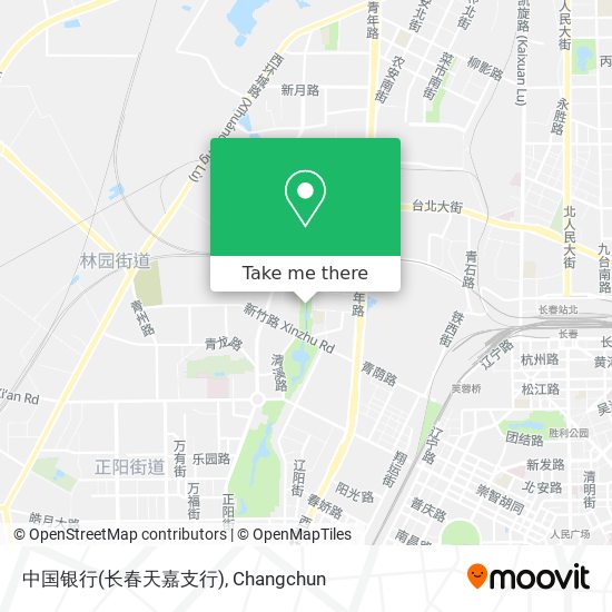 中国银行(长春天嘉支行) map