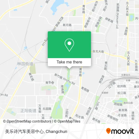 美乐诗汽车美容中心 map