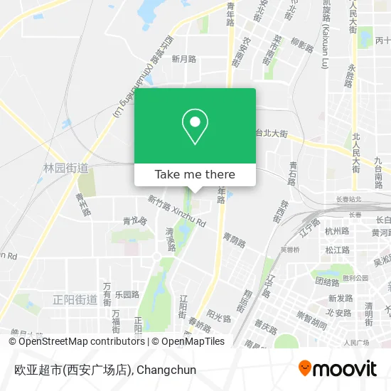 欧亚超市(西安广场店) map