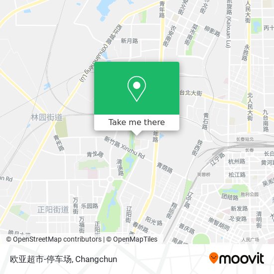 欧亚超市-停车场 map