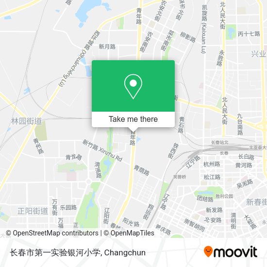 长春市第一实验银河小学 map