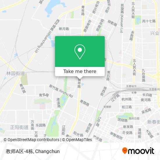 教师A区-4栋 map