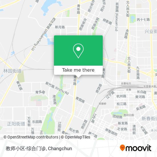 教师小区-综合门诊 map
