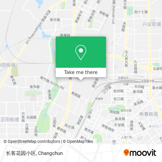长客花园小区 map
