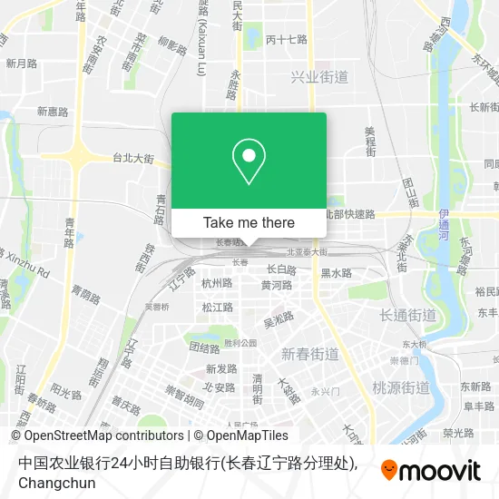 中国农业银行24小时自助银行(长春辽宁路分理处) map