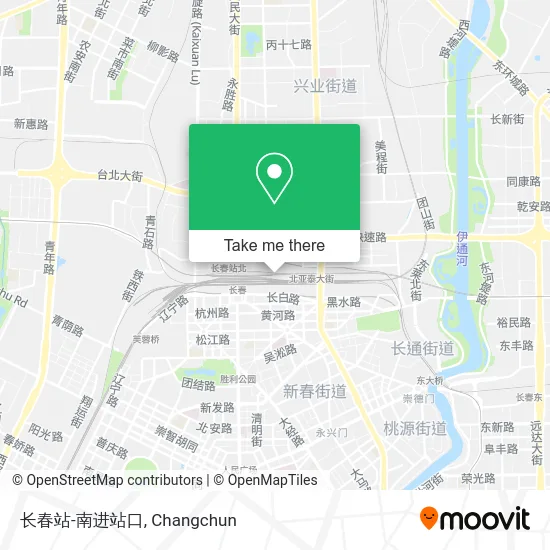 长春站-南进站口 map