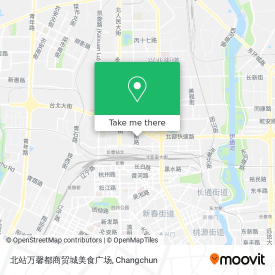 北站万馨都商贸城美食广场 map