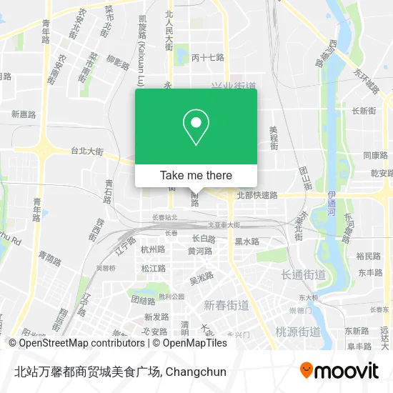 北站万馨都商贸城美食广场 map