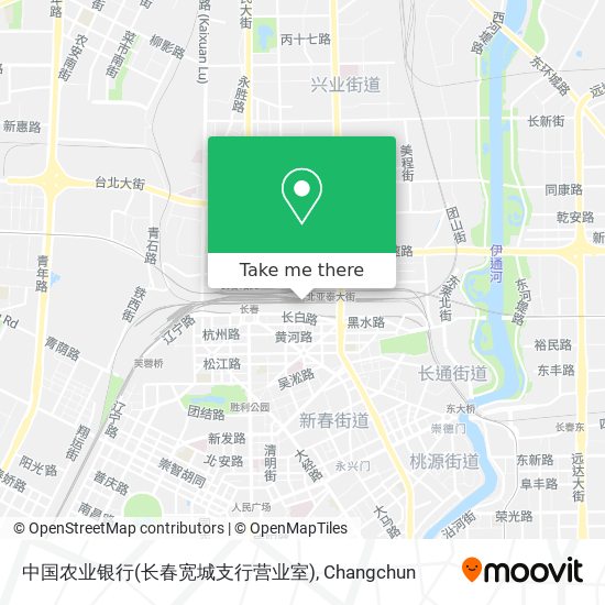 中国农业银行(长春宽城支行营业室) map