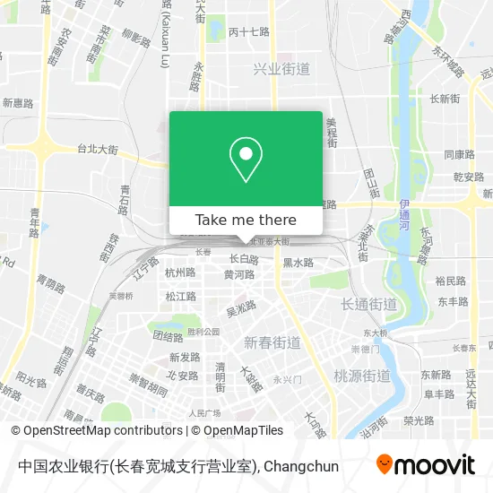 中国农业银行(长春宽城支行营业室) map