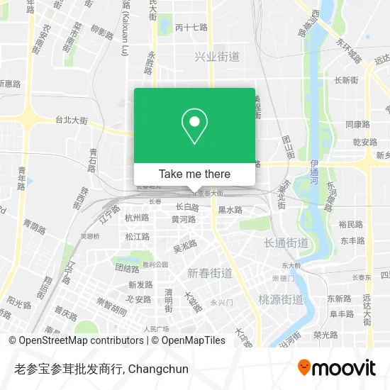 老参宝参茸批发商行 map