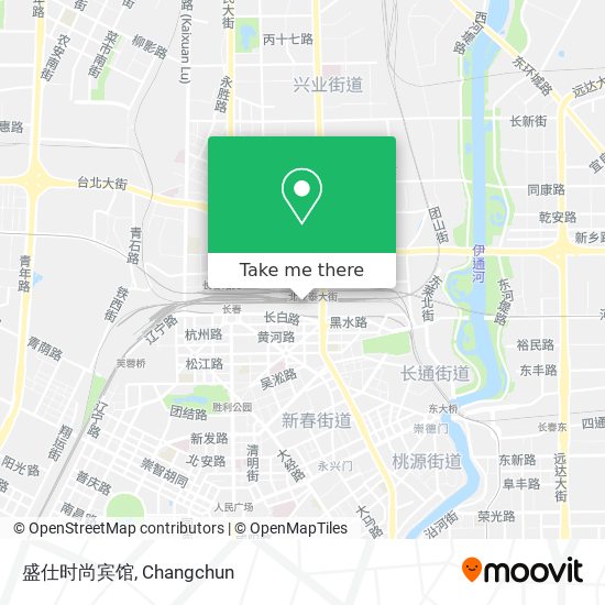 盛仕时尚宾馆 map