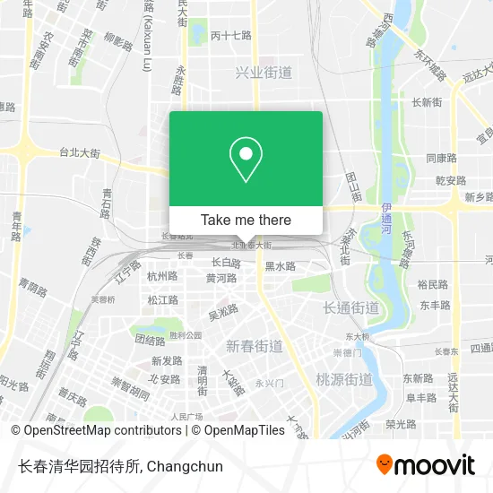 长春清华园招待所 map