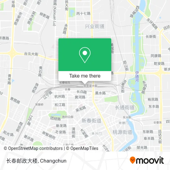长春邮政大楼 map