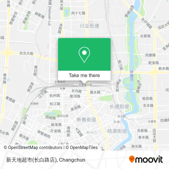 新天地超市(长白路店) map