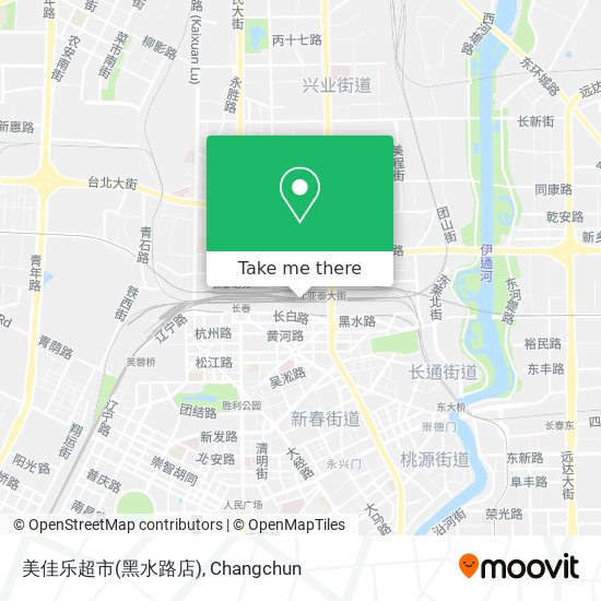 美佳乐超市(黑水路店) map