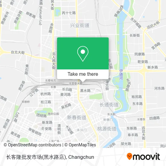 长客隆批发市场(黑水路店) map