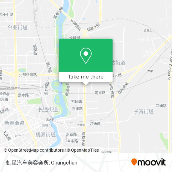 虹星汽车美容会所 map